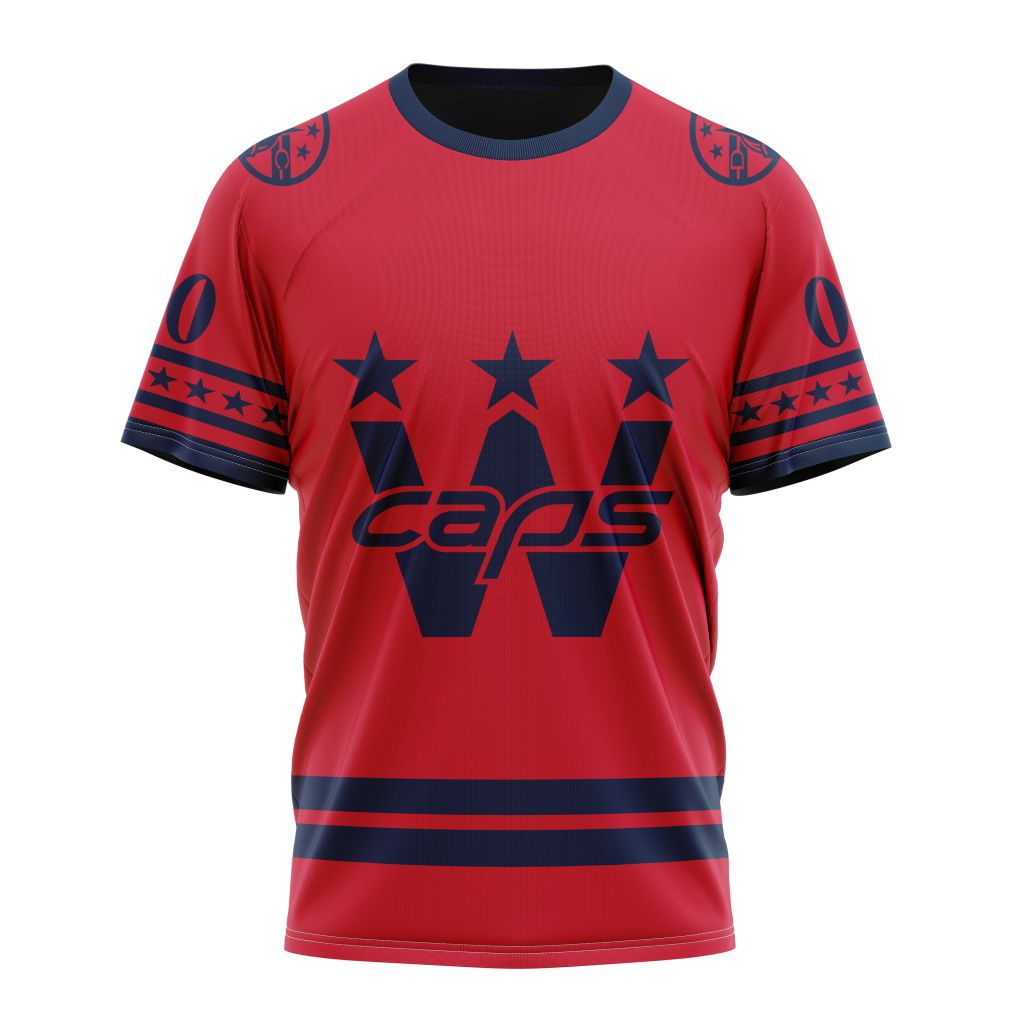 Washington Capitals Special Two-tone Design 01 Personalized Name And Number T-Shirt Oregontrailrvpk Shirt