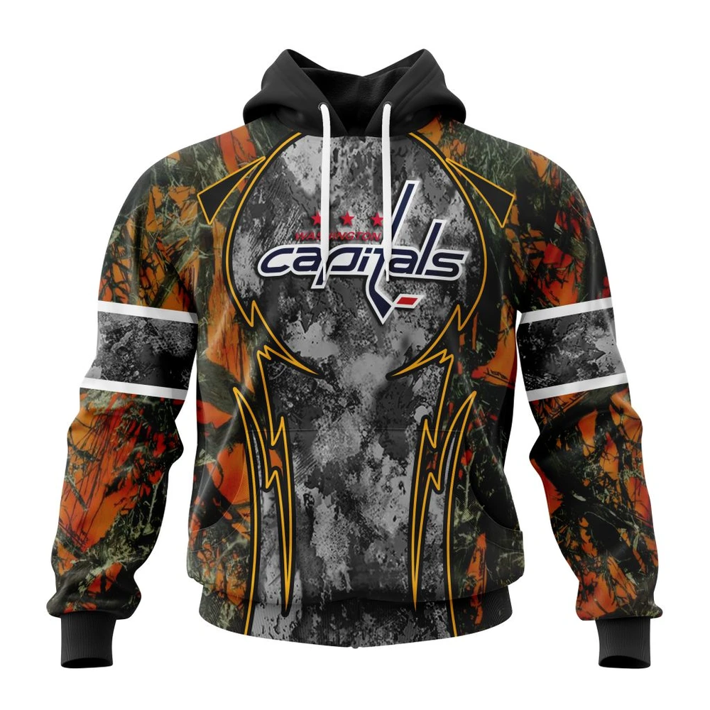 Washington Capitals Specialized Design Wih Camo Concepts For Hungting In Forest All Over Print Hoodie Style 23820