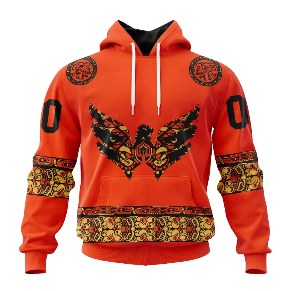 Washington Capitals Specialized National Day For Truth And Reconciliation All Over Print Hoodie Style 41768