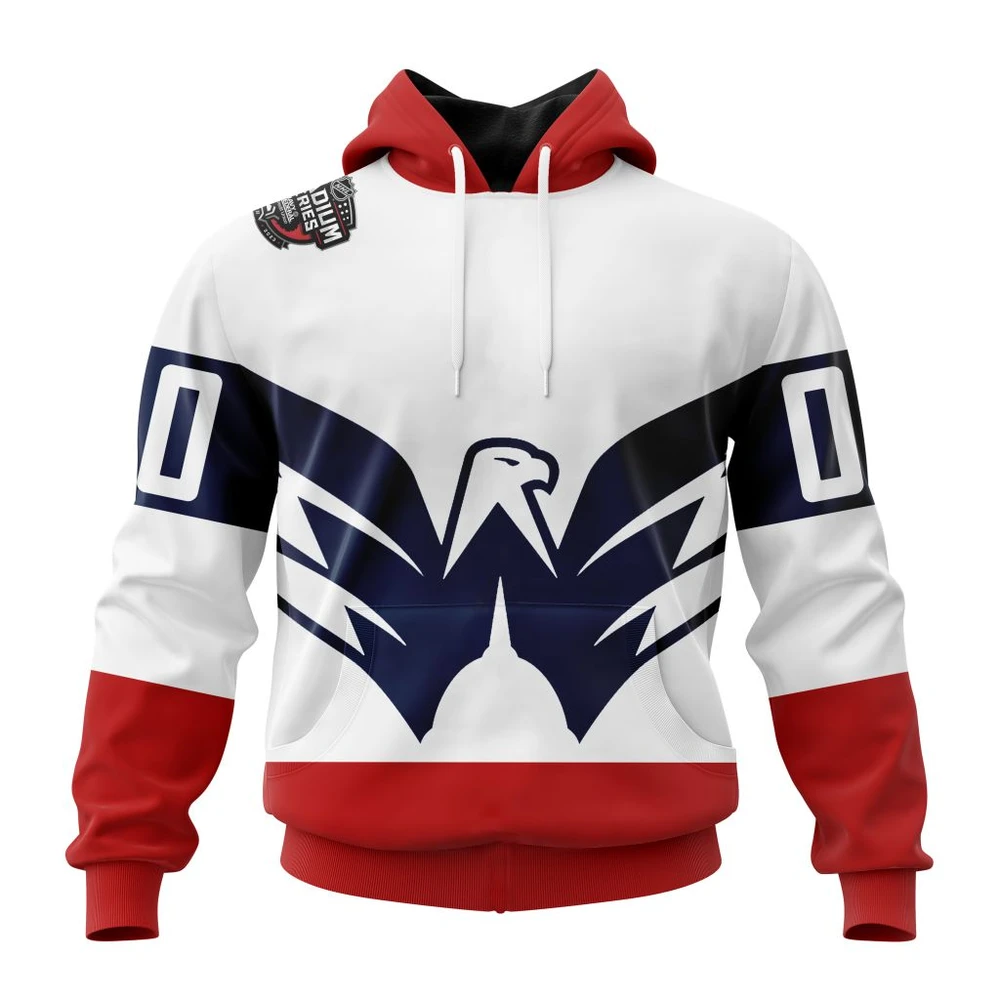 Washington Capitals Stadium Series Kits All Over Print Hoodie Style 89695