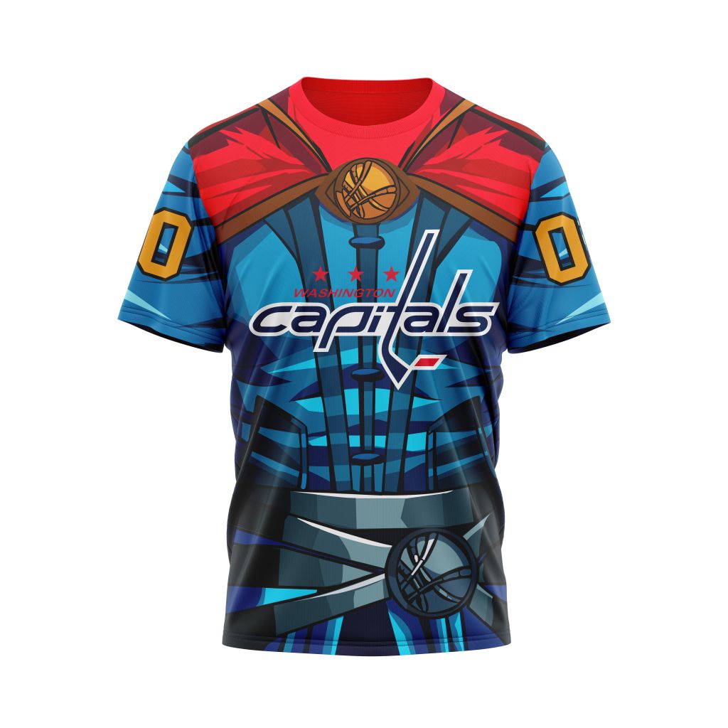 Washington Capitals X Doctor Strange Specialized Design For Father Day Personalized Name And Number T-Shirt Oregontrailrvpk Shirt