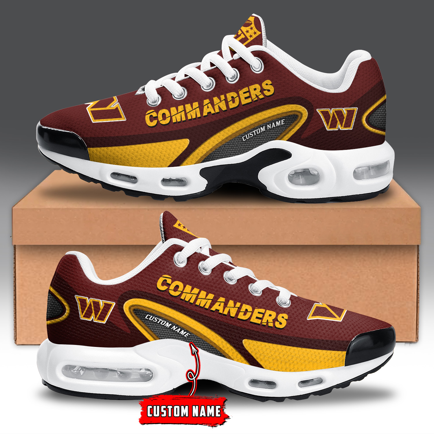 Washington Commanders Air Max Plus Shoes Sneakers For Men And Women