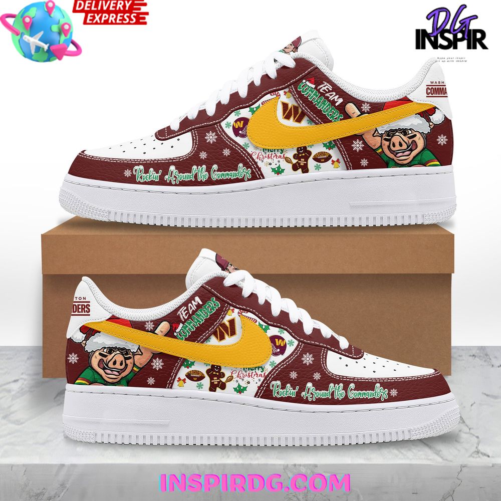 Washington Commanders Christmas New Version Air Force 1