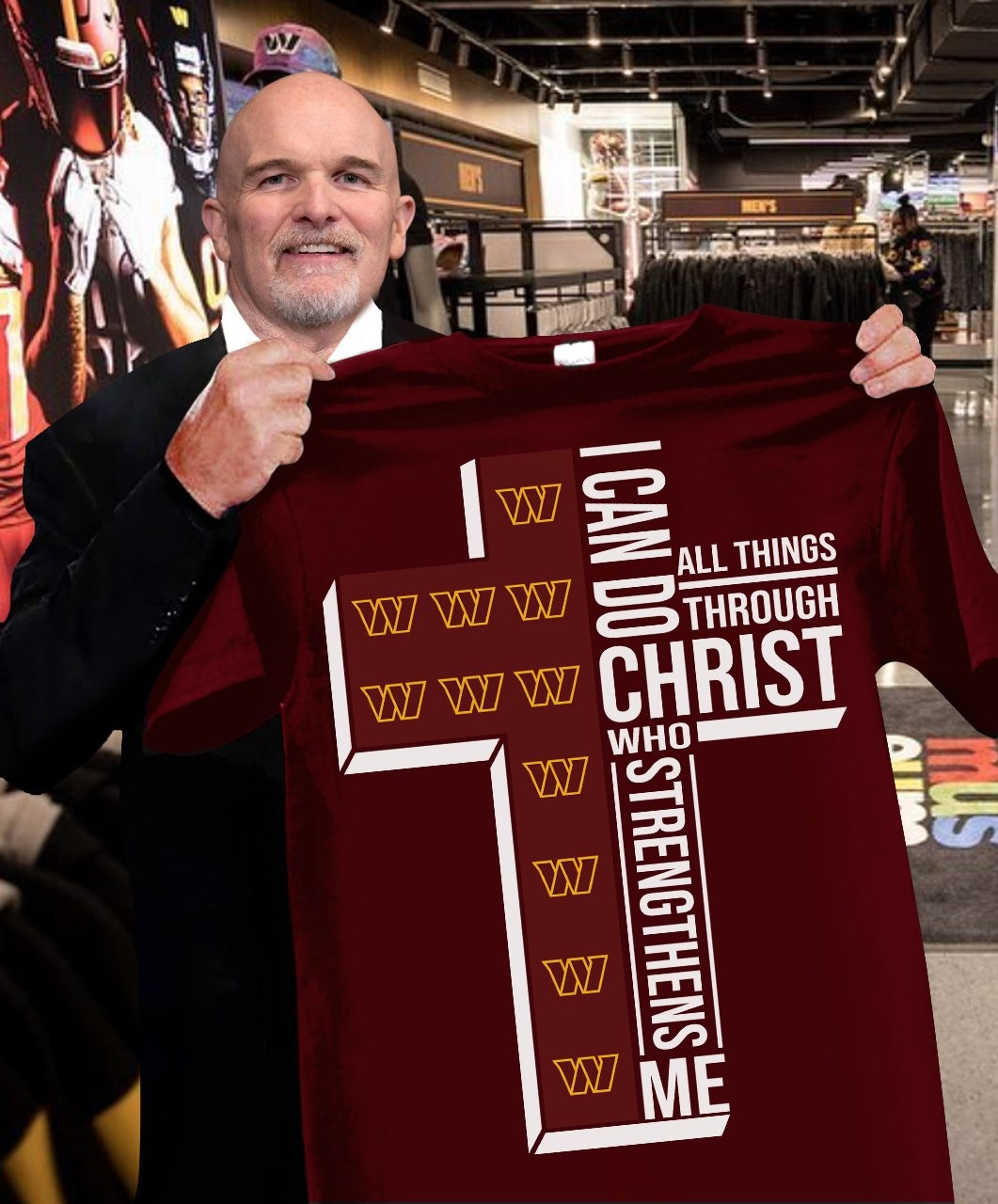 Washington Commanders I Can Do All Things Through Christ Shirt Faith Redskins Oregontrailrvpk Shirt