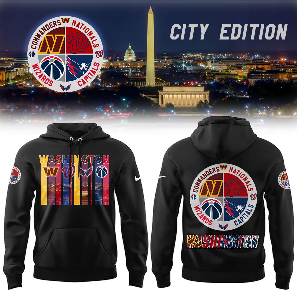 Washington Nationals City Edition Hoodie Baseball Fan Presents