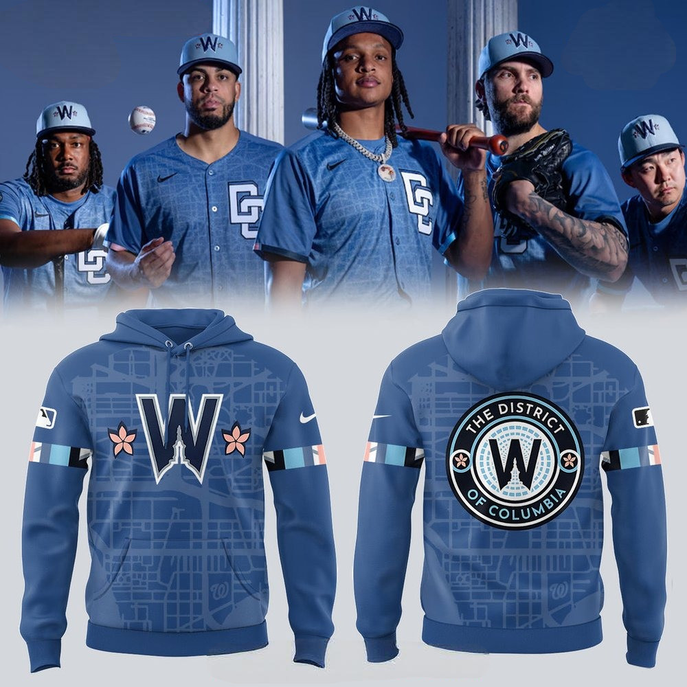 Washington Nationals Nike 2025 City Connect Limited Hoodie For Fans