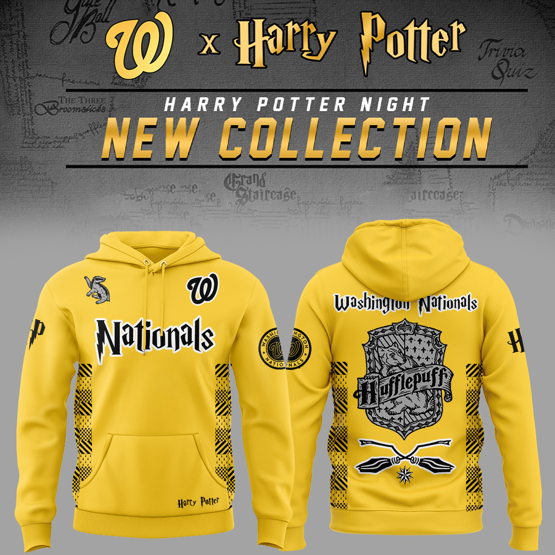 Washington Nationals x Harry Potter Night Hufflepuff House Hoodie