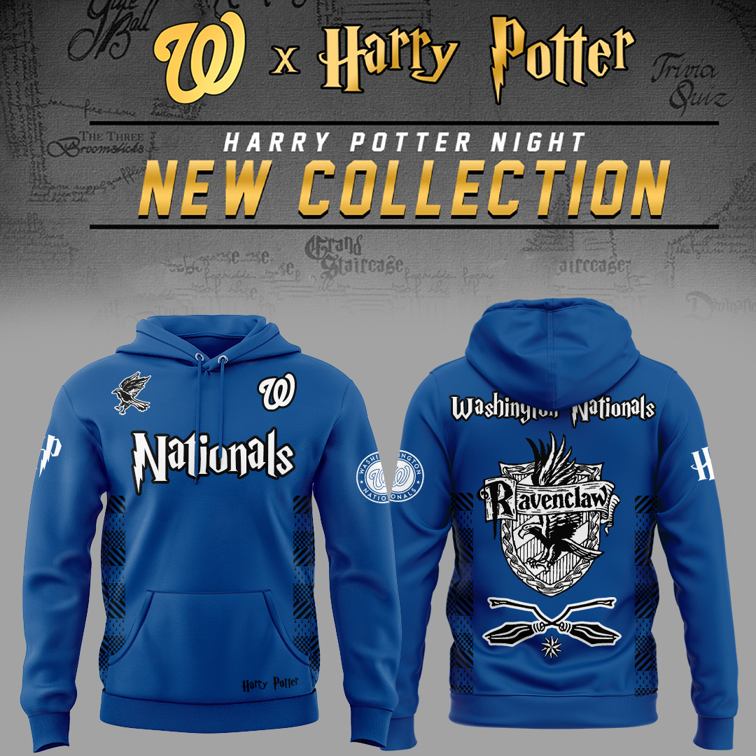 Washington Nationals x Harry Potter Night Ravenclaw House Hoodie