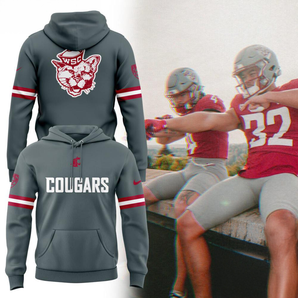 Washington State Cougars Football 2025 Hoodie Best