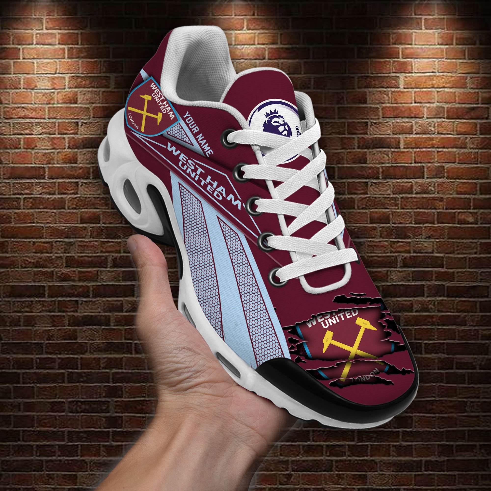 West Ham United F.C Air Max Plus Shoes Sneakers For Men And Women