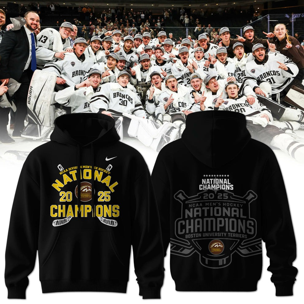 Western Michigan Broncos National Championship Hoodie 2025 Hockey Frozen Four Unique Clothes