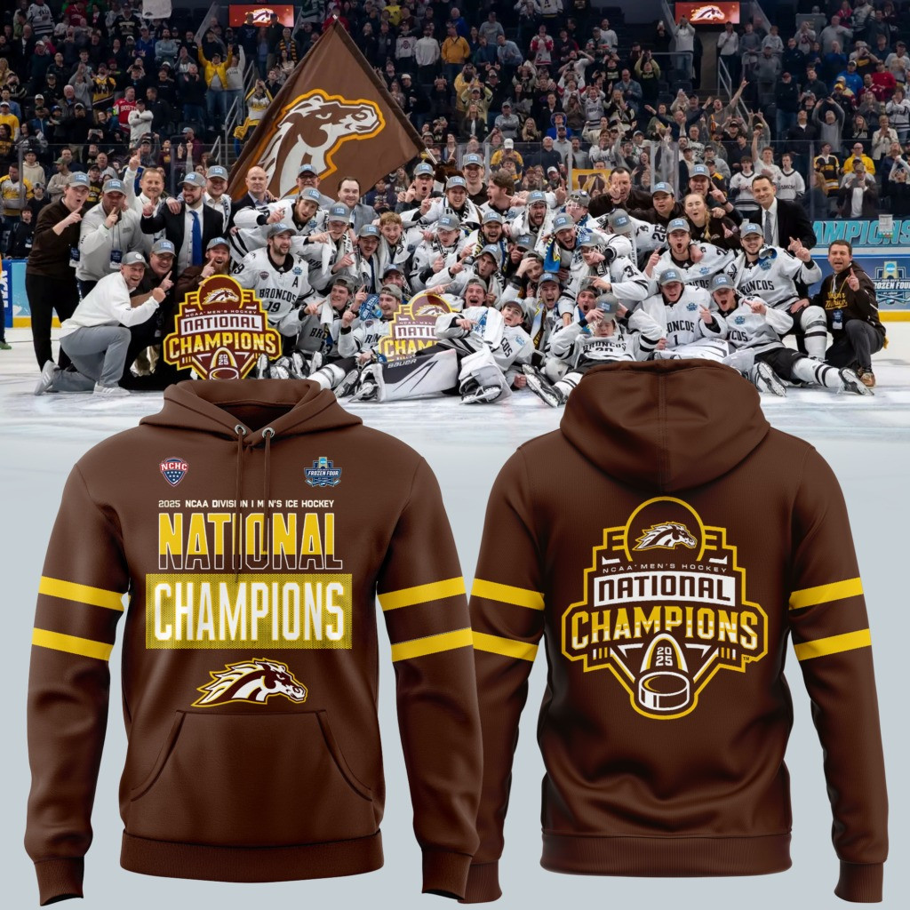 Western Michigan National Championship Gear Hoodie 2025 WMU Gift Ideas For Hockey Lovers