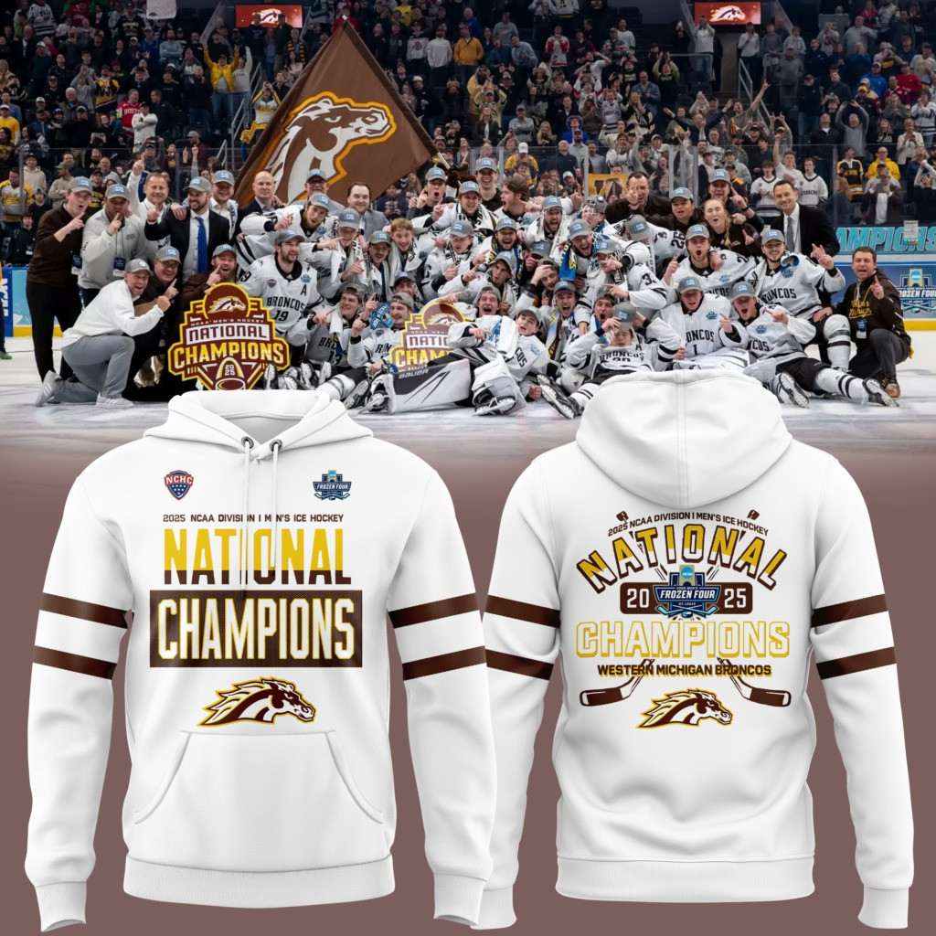 Western Michigan National Championship Gear Hoodie 2025 WMU Hockey Champions Best Gifts