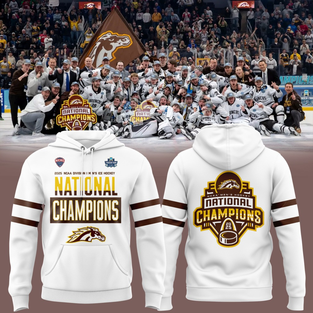 Western Michigan National Championship Gear Hoodie 2025 WMU Hockey Champions Gift Ideas For Hockey Lovers