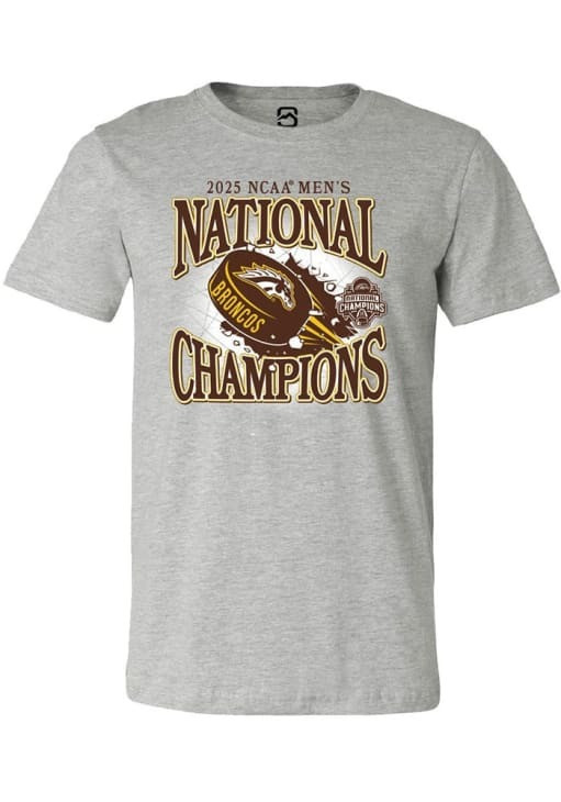 Western Michigan National Championship Gear T-Shirt 2025 NCAA Men's Ice Hockey Merch Unique Oregontrailrvpk Shirt