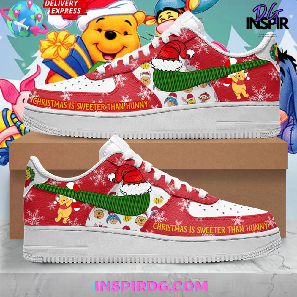 Winnie the Pooh Christmas Limited Edition Air Force 1