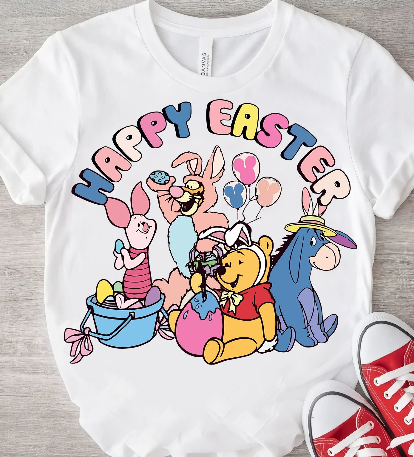 Winnie The Pooh Happy Easter T-Shirt Cute Easter Shirts For Teen Adults Gift Ideas Oregontrailrvpk Shirt