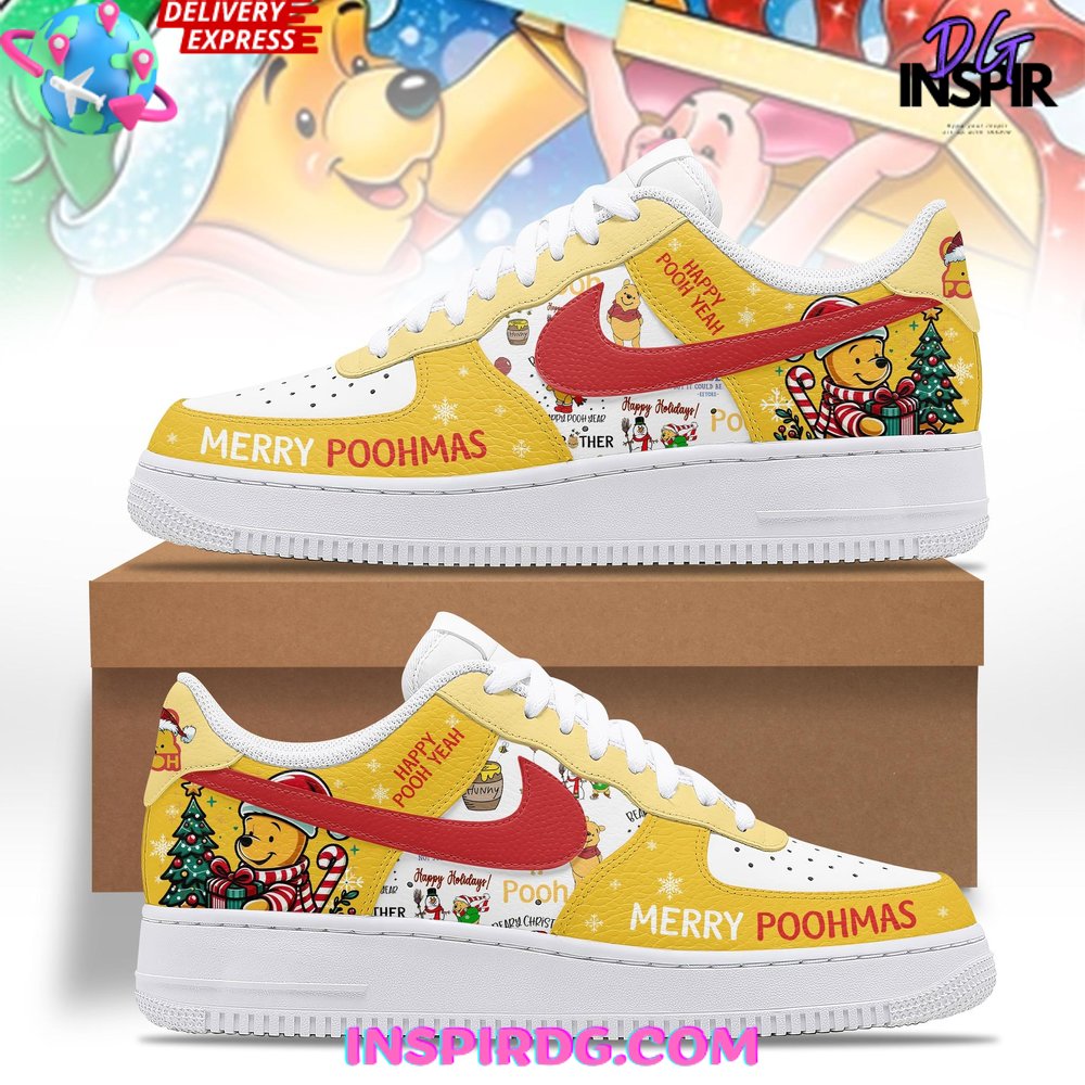 Winnie The Pooh Merry Christmas Limited Edition Air Force 1