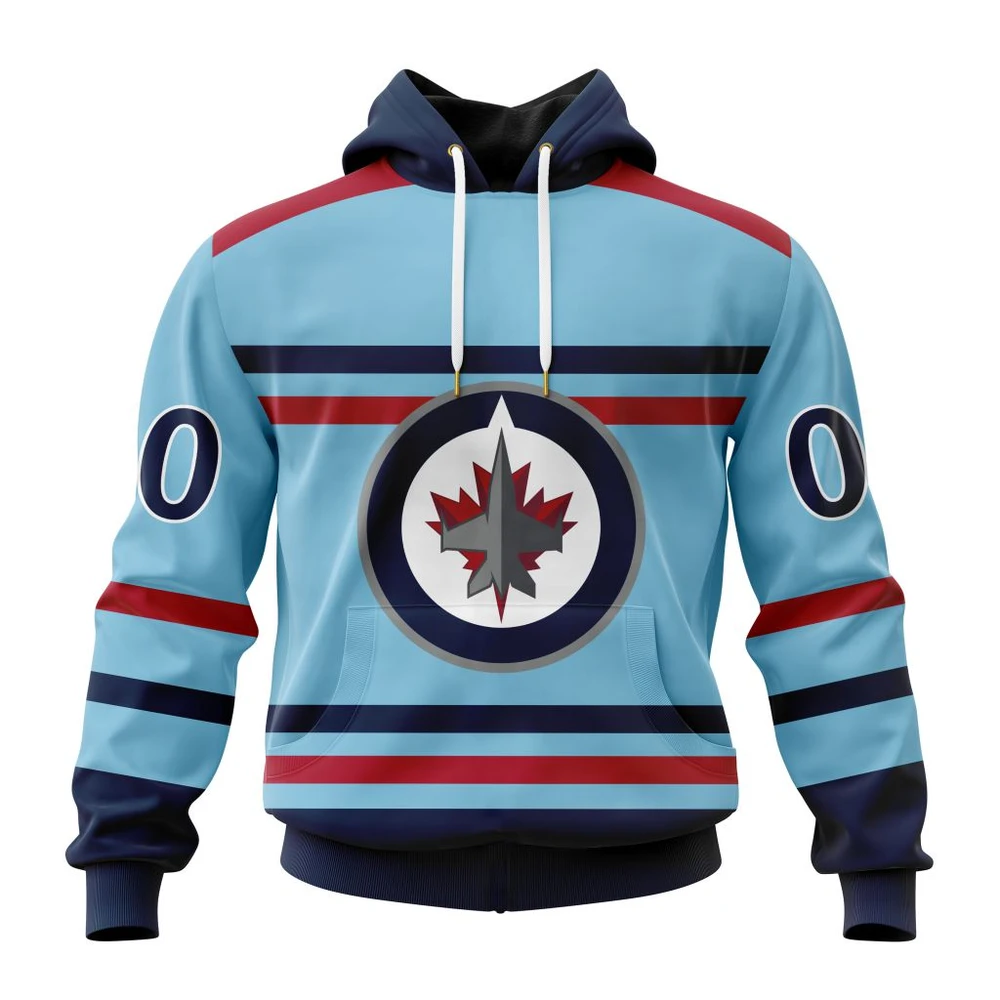 Winnipeg Jets 1948 Rcaf Special Alternate Kits All Over Print Hoodie Style 76437
