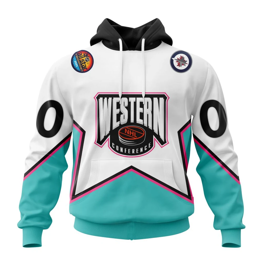 Winnipeg Jets All-Star Western Conference All Over Print Hoodie Style 63122