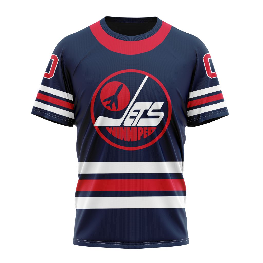 Winnipeg Jets Personalize 2023 Alternate Kits Personalized Name And Number T-Shirt Oregontrailrvpk Shirt