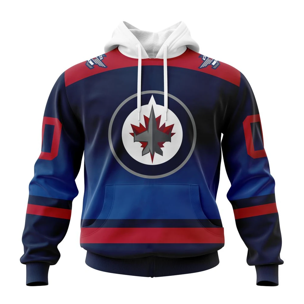Winnipeg Jets Personalize Gradient Series Concept All Over Print Hoodie Style 58690