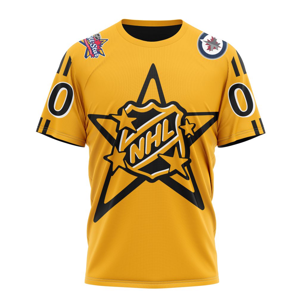 Winnipeg Jets Personalized 2024 NHL All-Star Game Personalized Name And Number T-Shirt Oregontrailrvpk Shirt