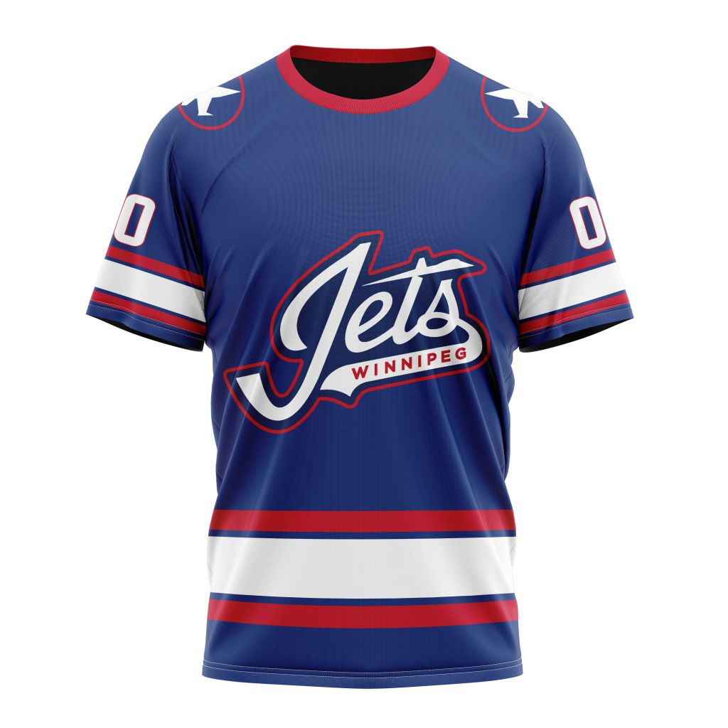 Winnipeg Jets Personalized Alternate Concepts Kits 01 Personalized Name And Number T-Shirt Oregontrailrvpk Shirt