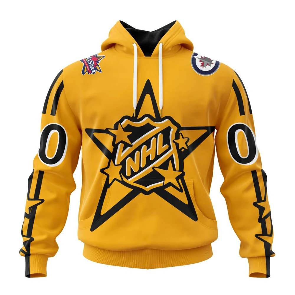 Winnipeg Jets Personalized NHL All-Star Game All Over Print Hoodie Style 58751