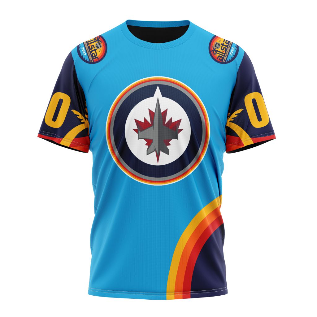 Winnipeg Jets Special ALL-Star Game Design With Atlantic Ocean Personalized Name And Number T-Shirt Oregontrailrvpk Shirt