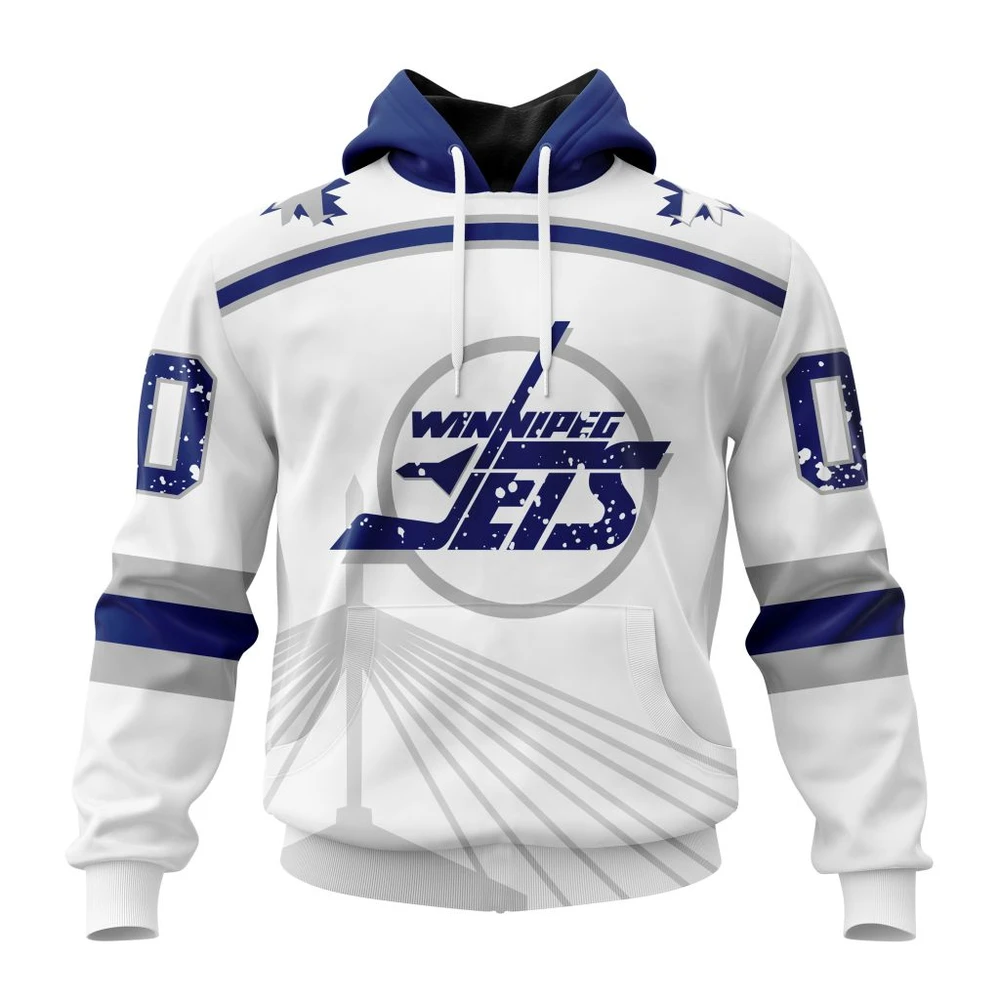 Winnipeg Jets Special City Connect Design All Over Print Hoodie Style 35508