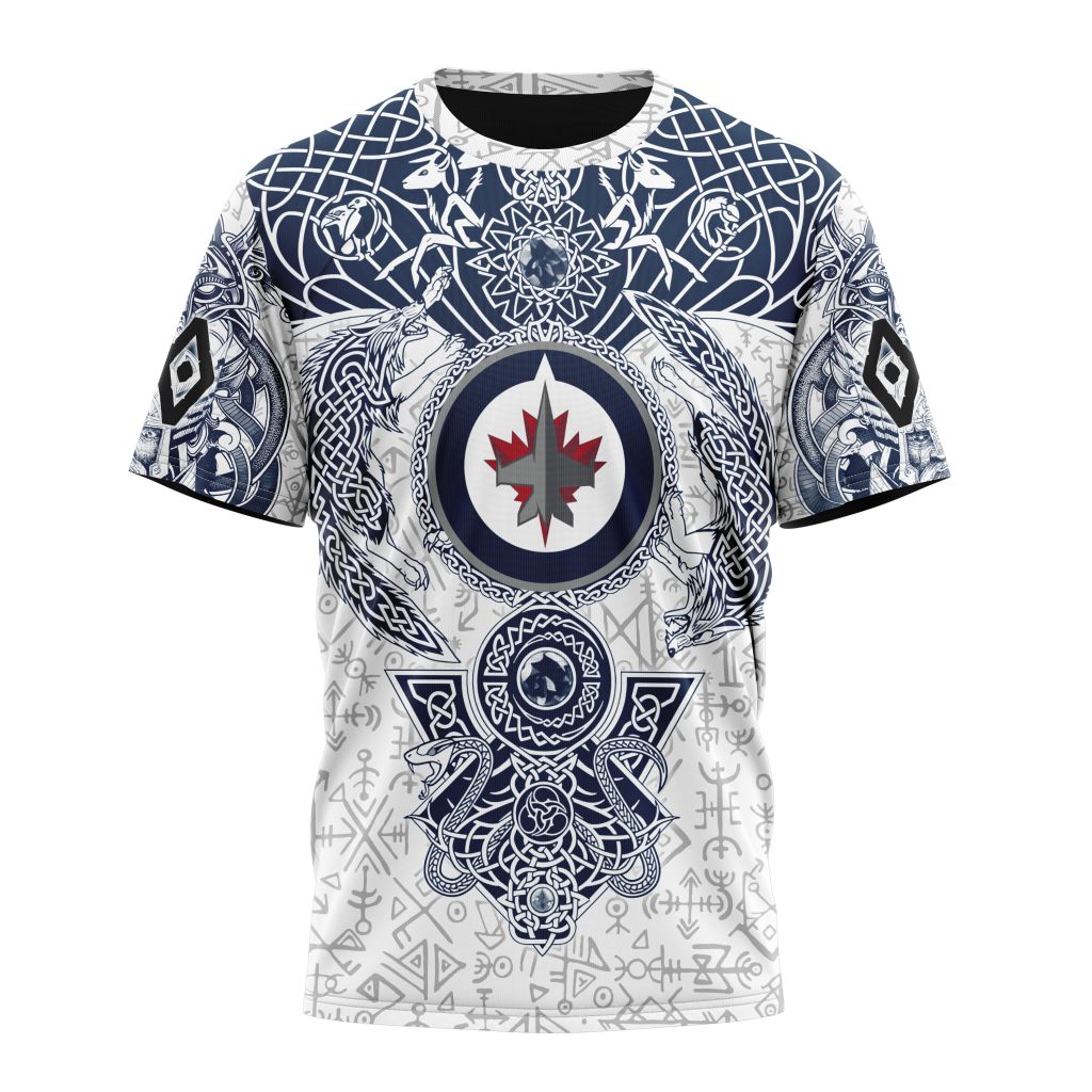 Winnipeg Jets Special Norse Viking Symbols Personalized Name And Number T-Shirt Oregontrailrvpk Shirt