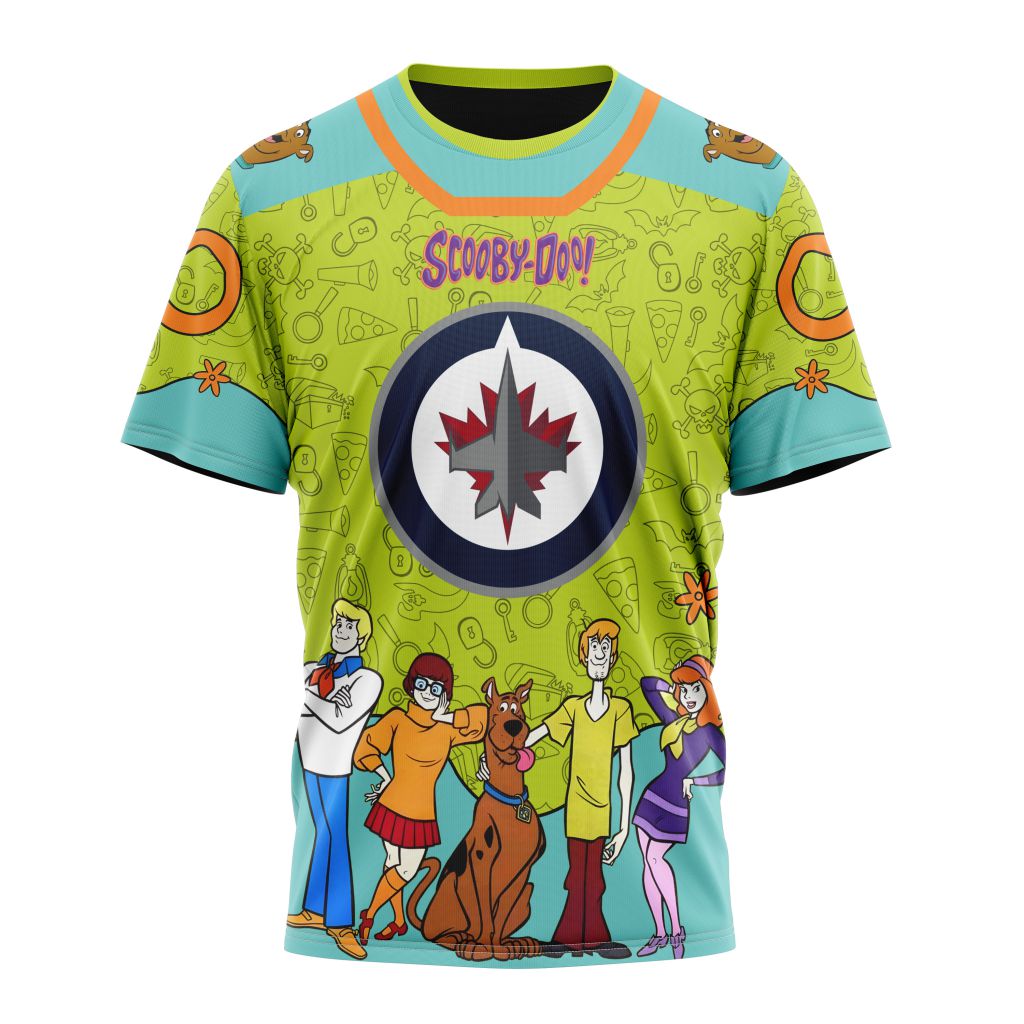 Winnipeg Jets Special Scooby Doo Design 01 Personalized Name And Number T-Shirt Oregontrailrvpk Shirt