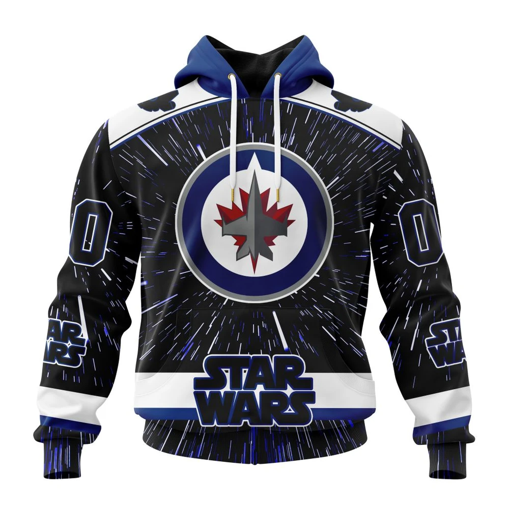 Winnipeg Jets Special Star Wars Design All Over Print Hoodie Style 32727