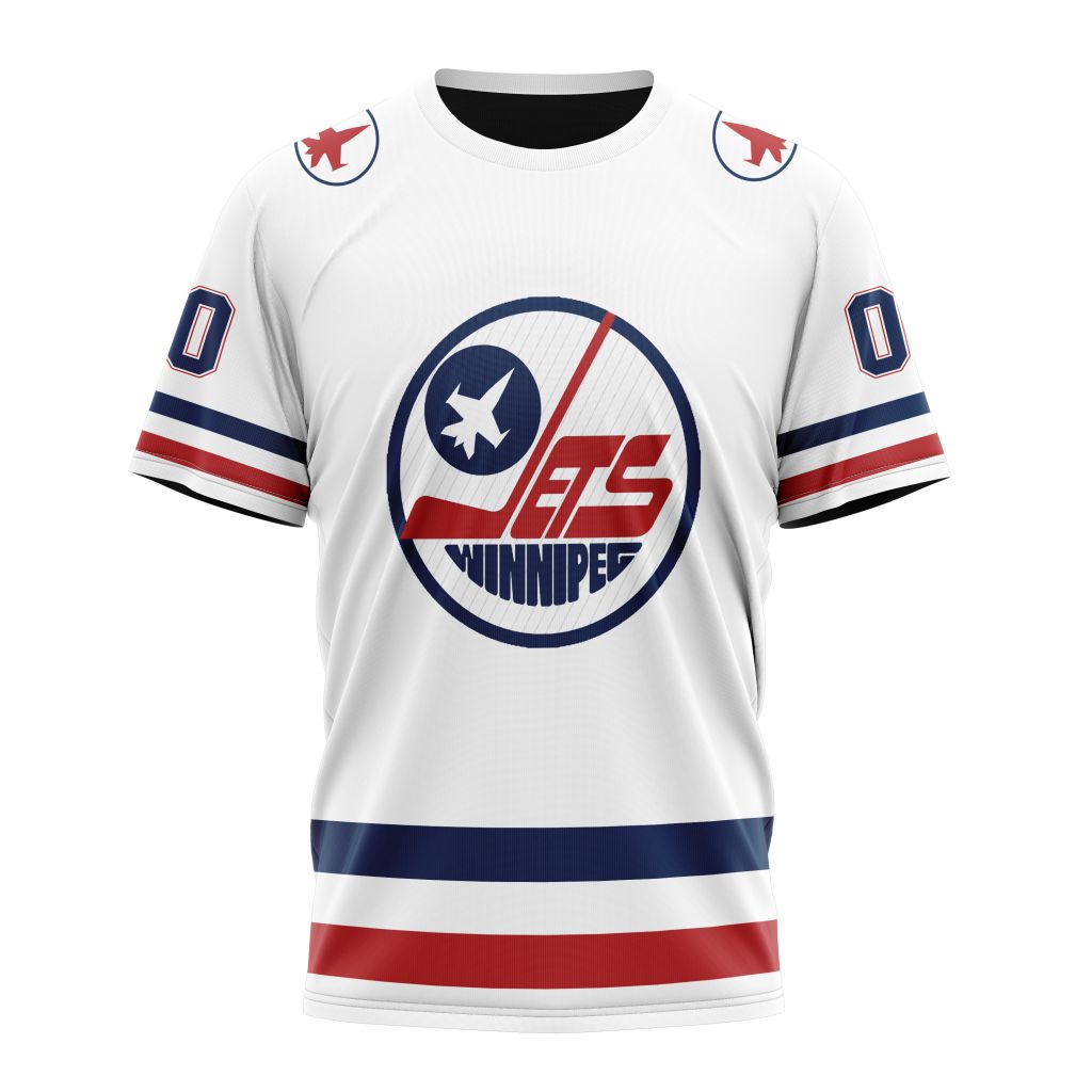 Winnipeg Jets Special Throwback Design 01 Personalized Name And Number T-Shirt Oregontrailrvpk Shirt