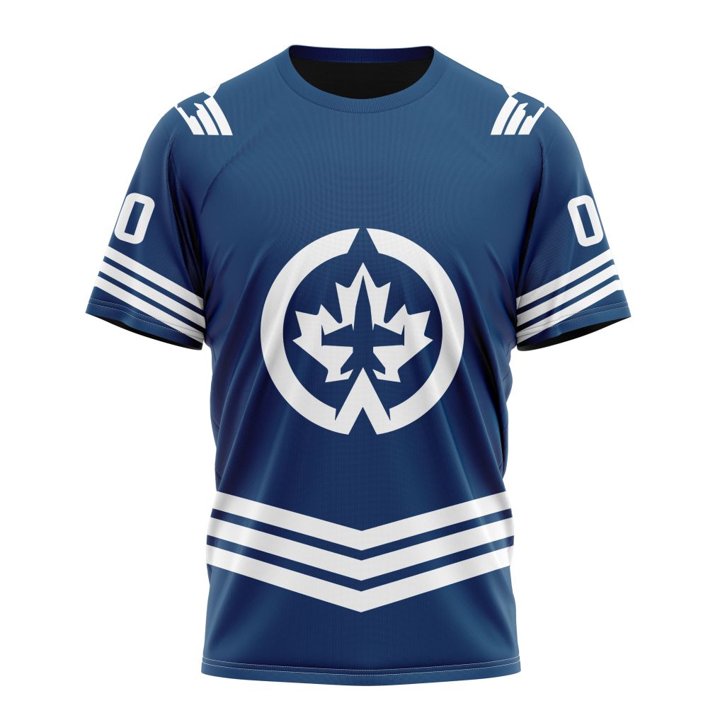 Winnipeg Jets Special Two-tone Design 01 Personalized Name And Number T-Shirt Oregontrailrvpk Shirt