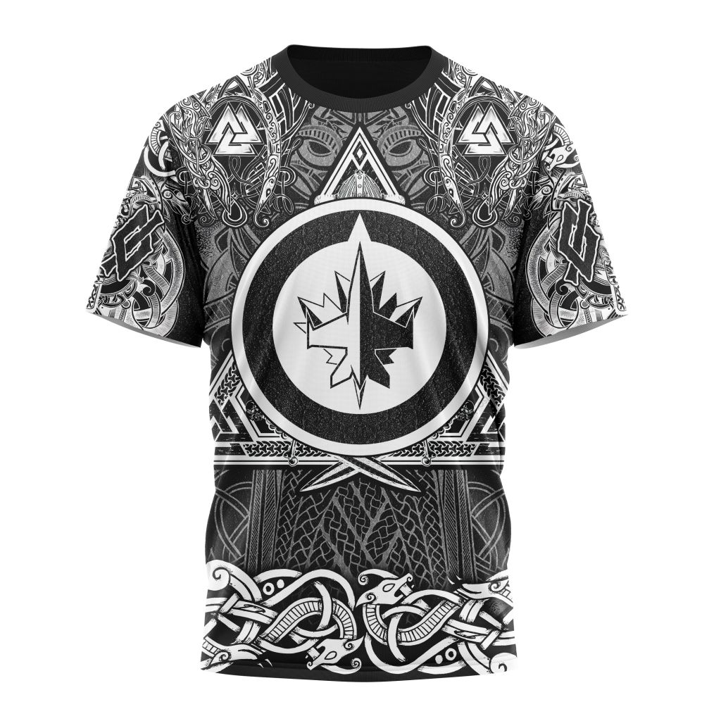 Winnipeg Jets Special Viking Design 01 Personalized Name And Number T-Shirt Oregontrailrvpk Shirt