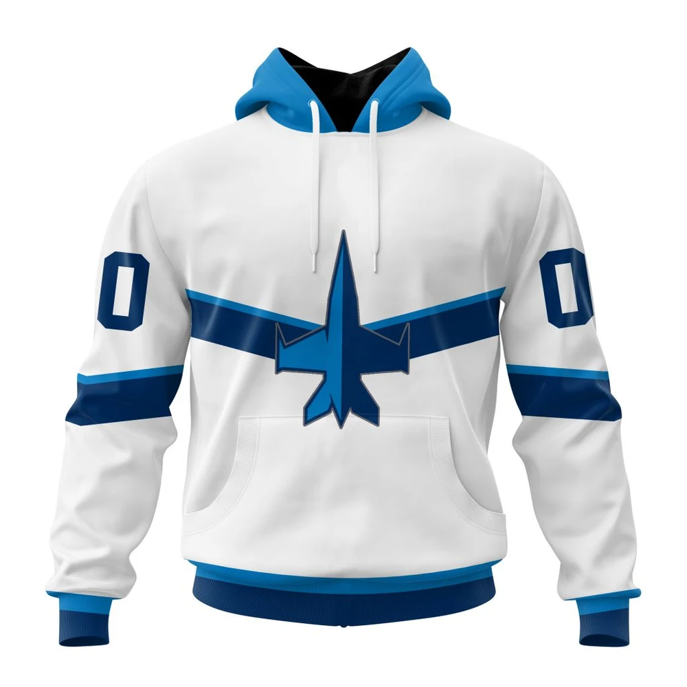 Winnipeg Jets Special Whiteout Design All Over Print Hoodie Style 33259