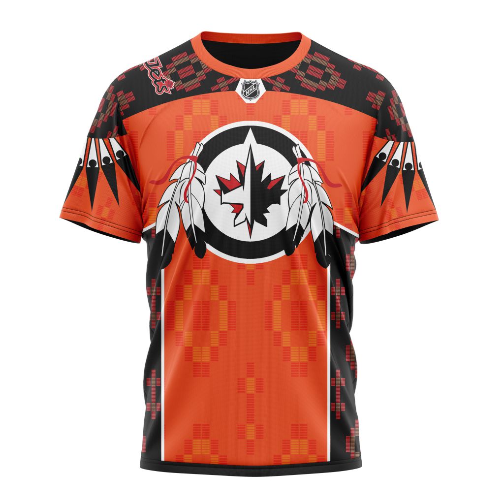 Winnipeg Jets Specialized Design Support Child Live Maters Personalized Name And Number T-Shirt Oregontrailrvpk Shirt