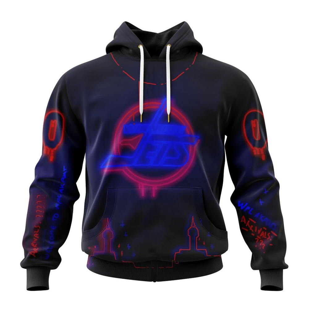 Winnipeg Jets Specialized Jersey For Halloween Night All Over Print Hoodie Style 27129