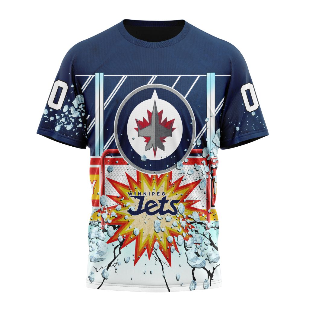 Winnipeg Jets Specialized Jersey With Ice Hockey Arena Personalized Name And Number T-Shirt Oregontrailrvpk Shirt