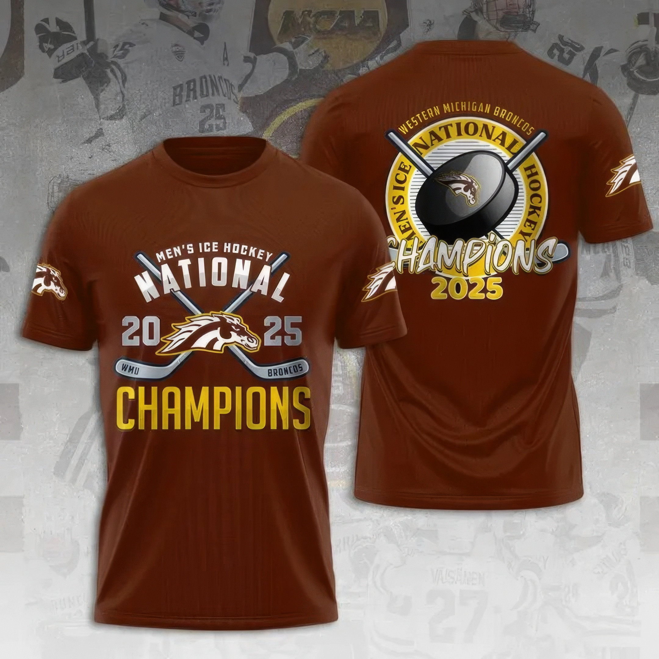 WMU Hockey 2025 National Champion Shirt Best Gifts For Hockey Fans Oregontrailrvpk Shirt