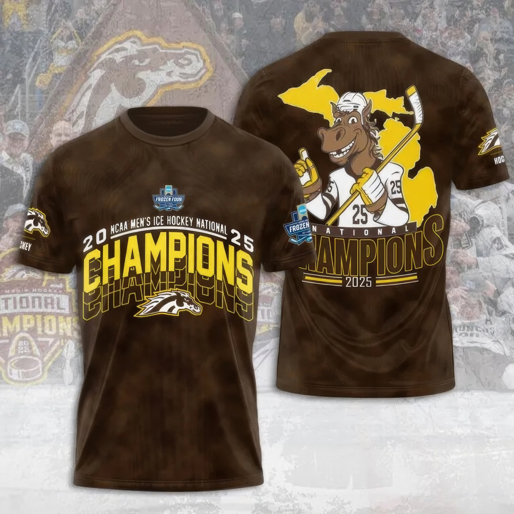 WMU Hockey 2025 National Champion Shirt Best Gifts For Hockey Lovers Oregontrailrvpk Shirt