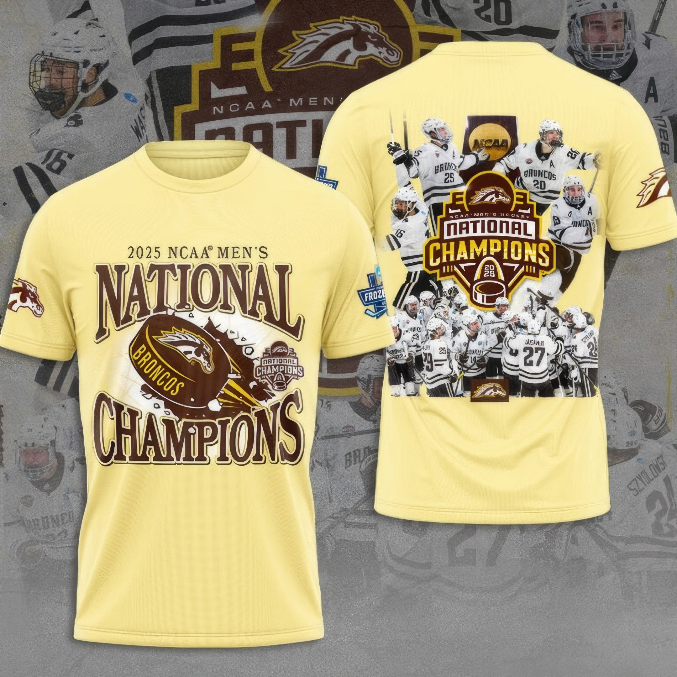 WMU Hockey 2025 National Champion Shirt Cool Gifts For Hockey Fans Oregontrailrvpk Shirt