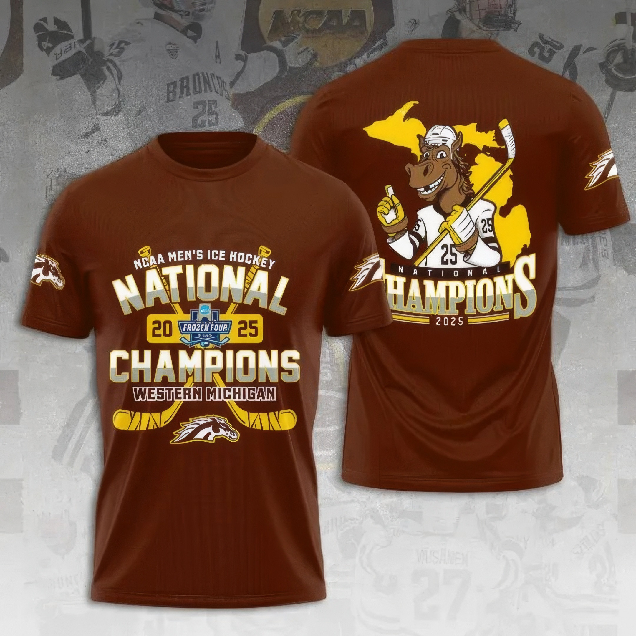 WMU Hockey 2025 National Champion Shirt Gifts For Hockey Fan Oregontrailrvpk Shirt