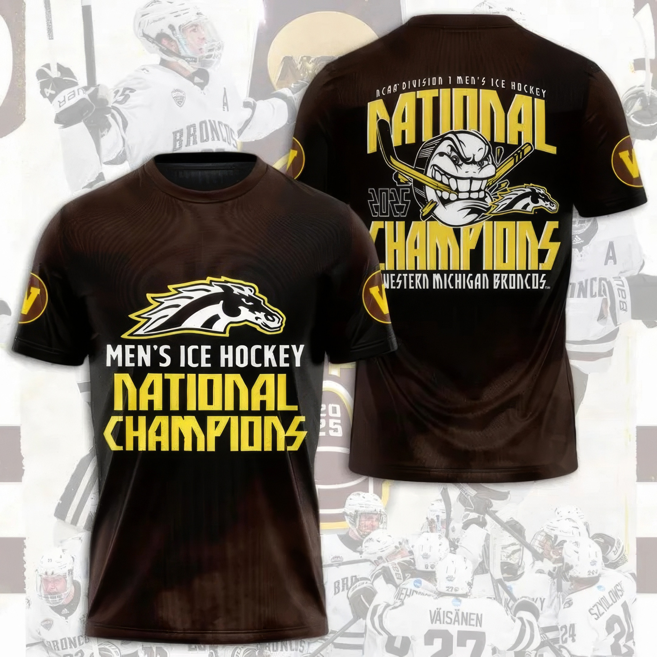 WMU Hockey 2025 National Champion Shirt Ice Hockey Oregontrailrvpk Shirt