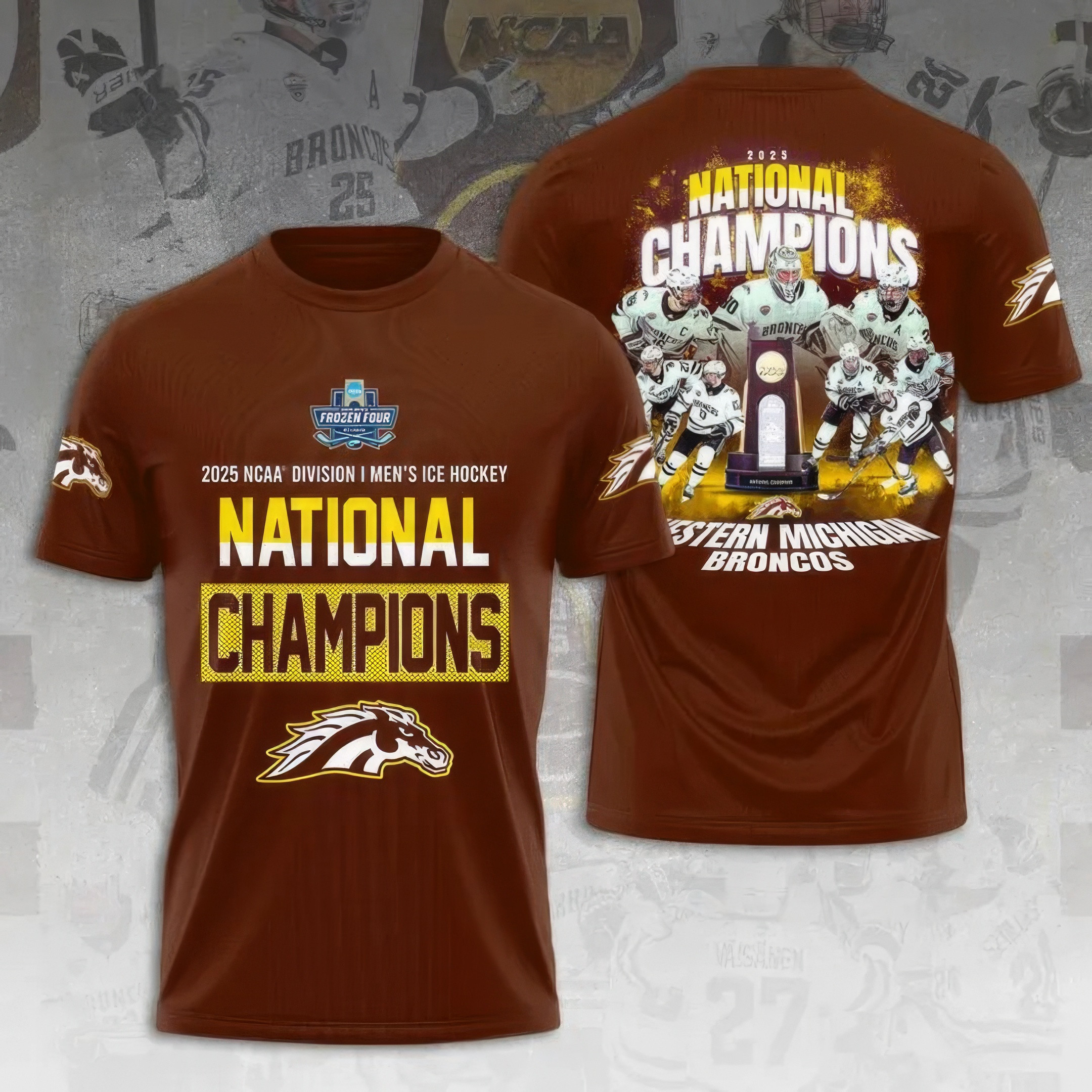 WMU Hockey 2025 National Champion Shirt NHL Oregontrailrvpk Shirt