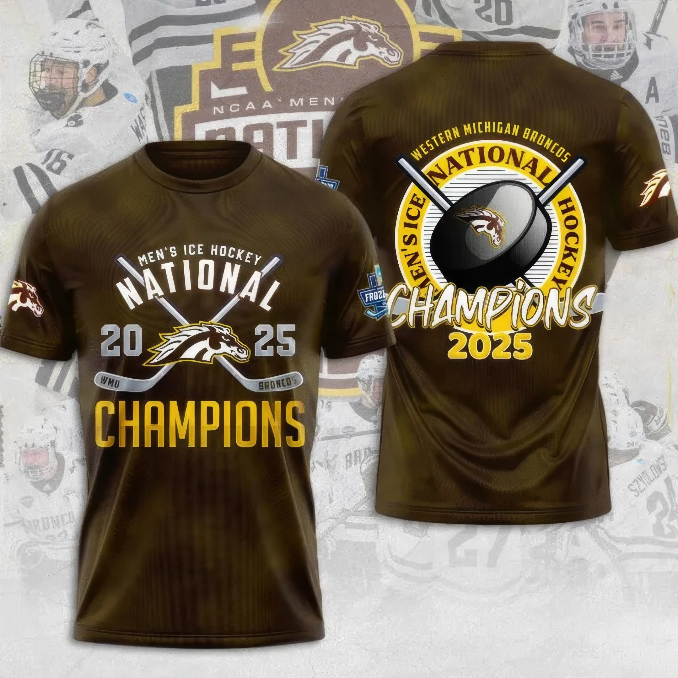 WMU Hockey 2025 National Champion Shirt Presents For Hockey Lovers Oregontrailrvpk Shirt