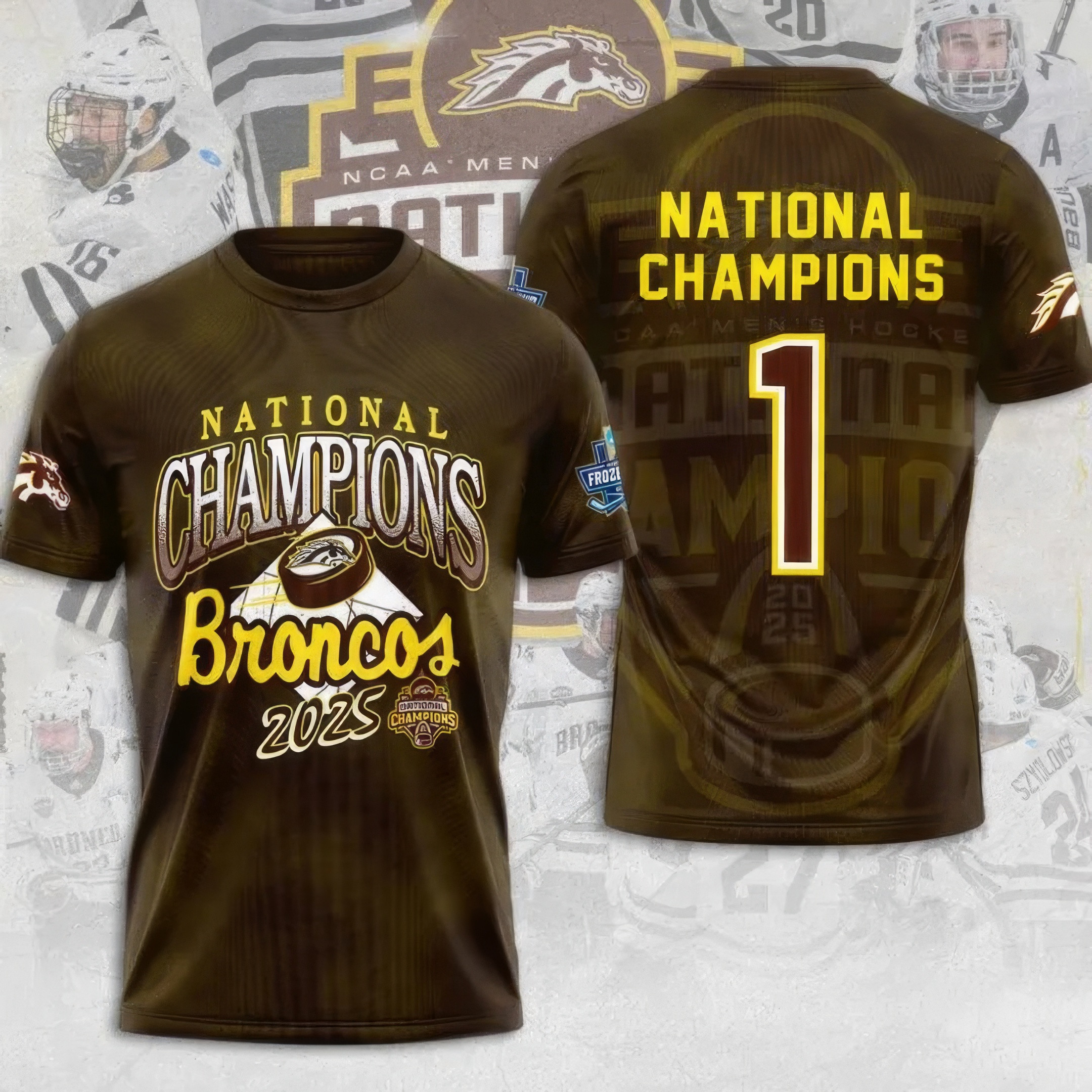 WMU Hockey 2025 National Champion Shirt Unique Gifts For Hockey Fans Oregontrailrvpk Shirt