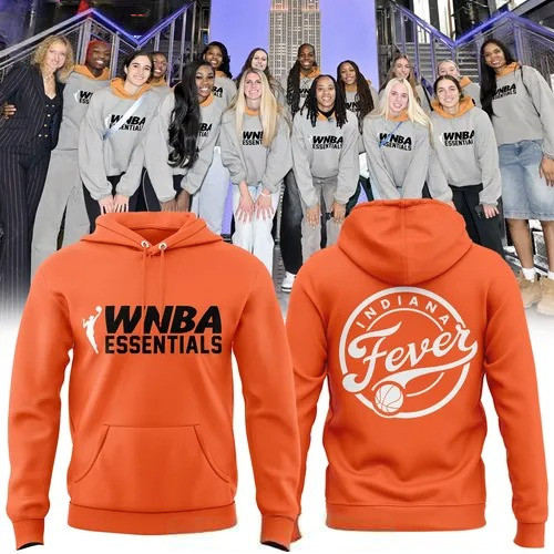 WNBA Indiana Fever x Essentials 2025 Orange Hoodie
